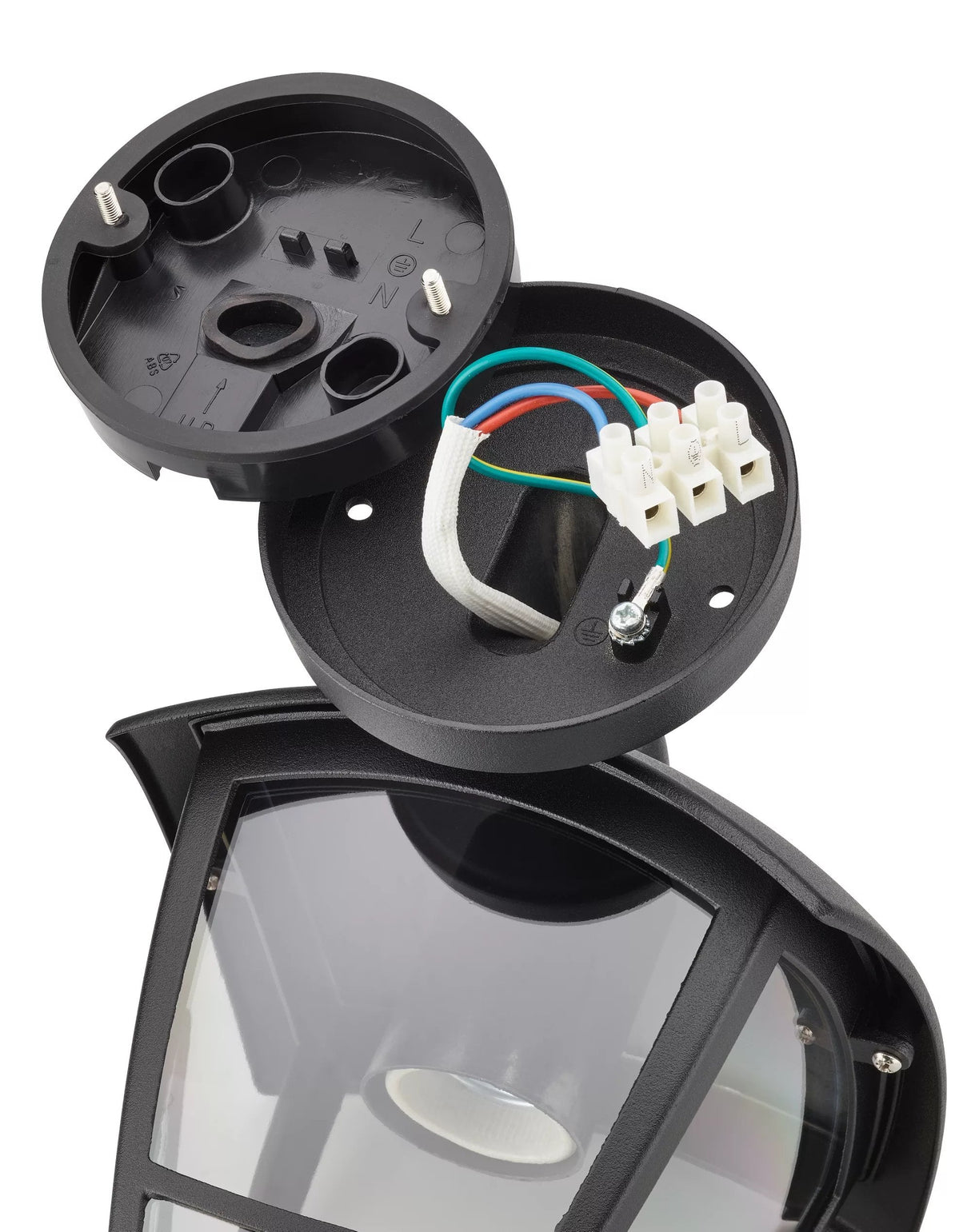 Aplique Exterior Pared Inv. 1x60w Negro Mod. Creek Philips