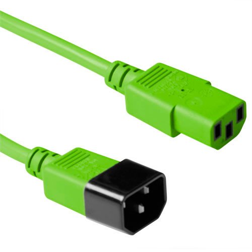 EAN 8716065299618 - ACT C13 - C14, 0.60m Verde 0,6 m C13 acoplador C14 acoplador imagen 1