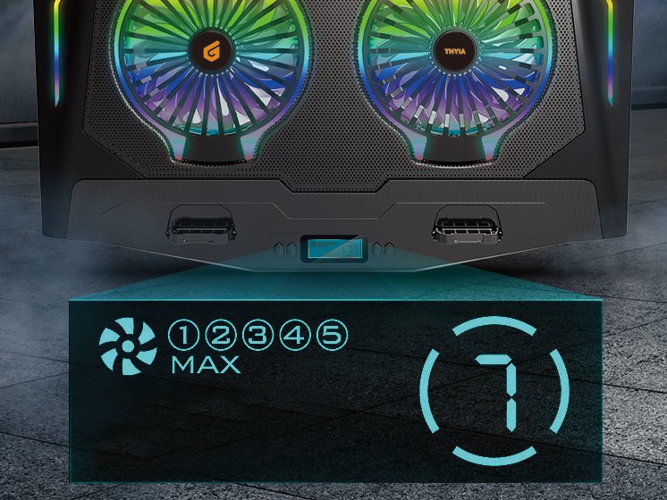 EAN 4015867225622 - Conceptronic THYIA02B almohadilla fría 43,2 cm (17") Negro imagen 4