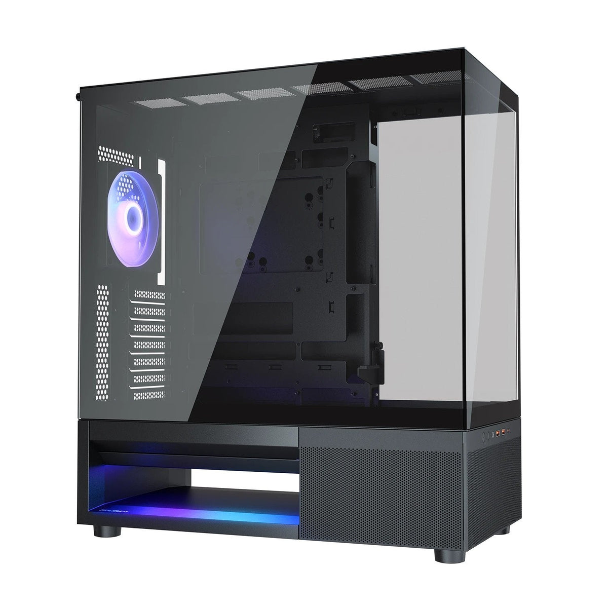 Caja Pc Cougar Midi-Tower Cfv220, Argb, Cristal, Negro