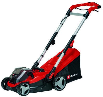 EAN 4006825645026 - Einhell GE-CM 36/34-1 Li-Solo Cortacésped de empuje a gasolina Batería Negro, Rojo imagen 1