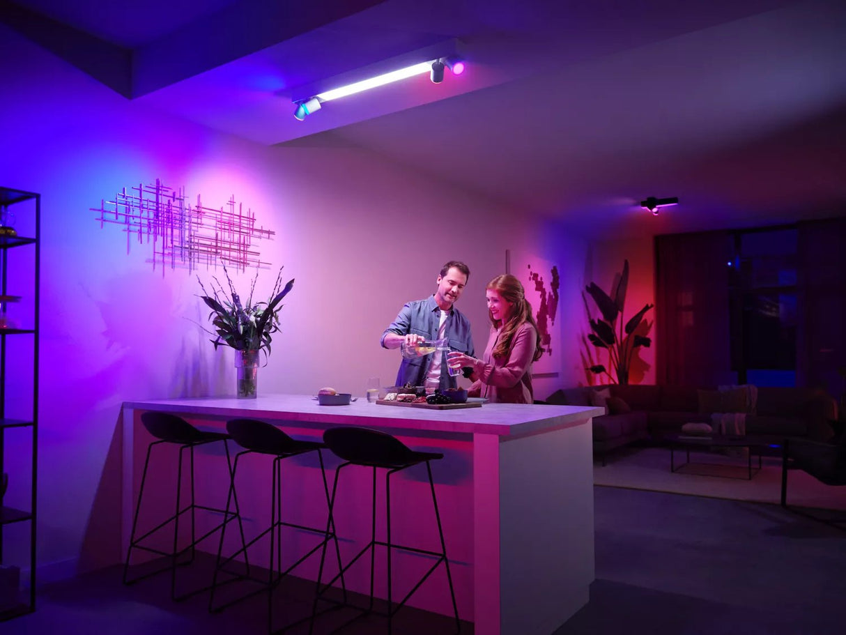 Philips Hue White And Color Ambiance Plafón Centris De Cuatro Focos
