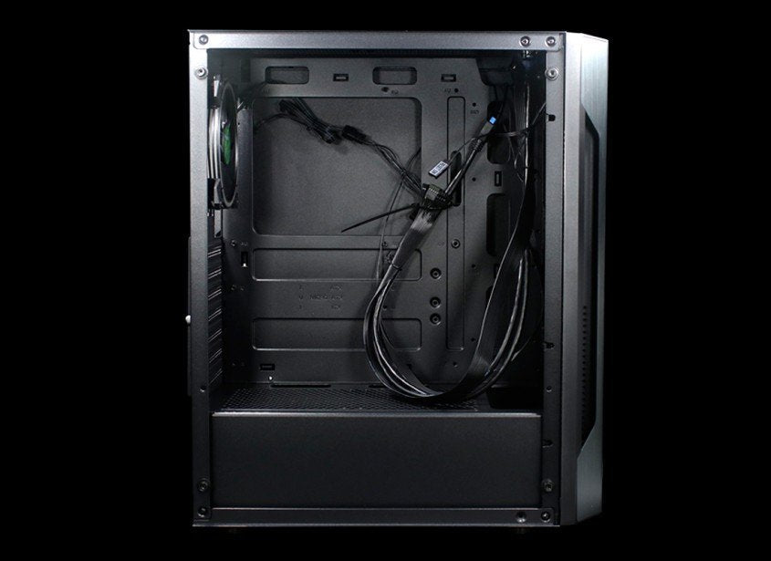 Caja Pc Droxio Gaming Bagger Lat. Cristal Templad