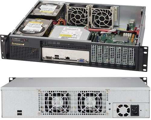 EAN 0672042250387 - Supermicro SuperChassis 523L-505B 2U Negro 500 W imagen 1