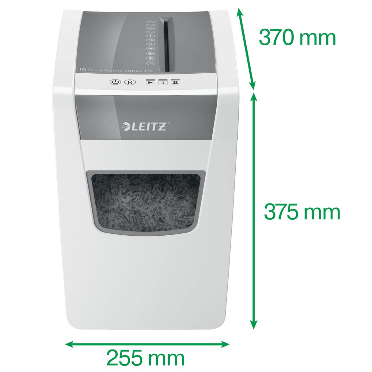 EAN 4002432118946 - Leitz IQ Slim Office P-4 triturador de papel Corte cruzado 58 dB 22 cm Blanco imagen 3