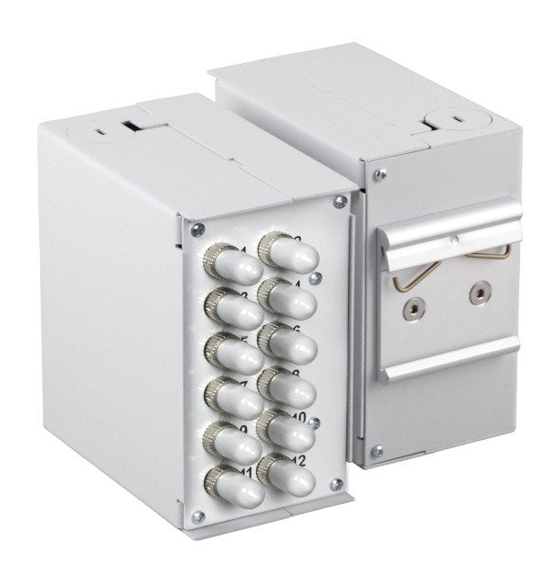 Efb Caja Para Carril Din Panel Frontal Vacío 1,7mm Fr 6x Sc-Duplex Lc-Quad