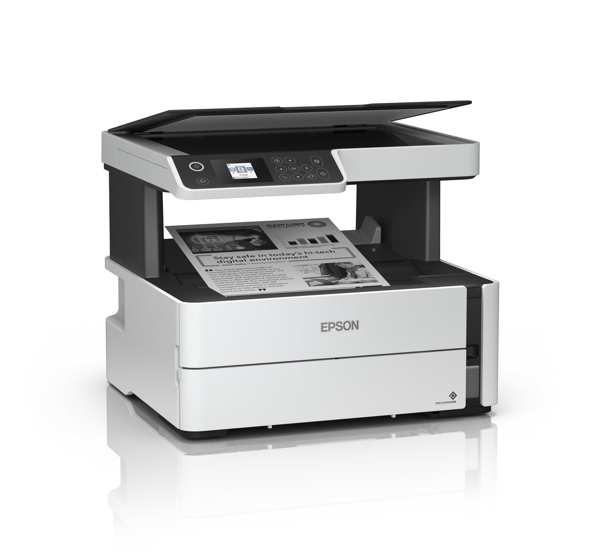 Impresora Epson Ecotank Mono Tinta M2170, 3 En 1, A4, 39 Ppm, Usb, Ethernet, Wi-Fi (Directo), Duplex, Lcd