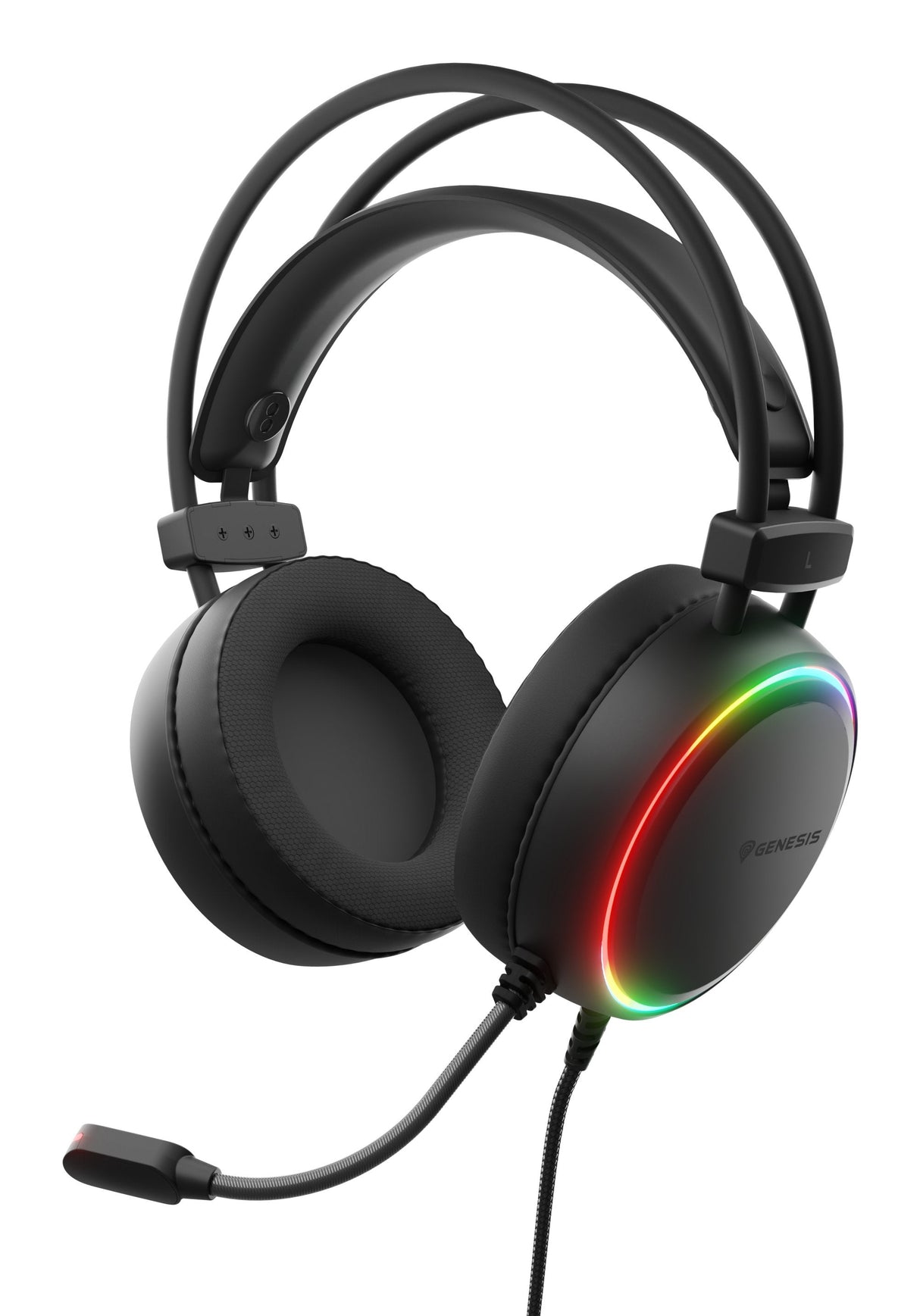 Auriculares Gaming Genesis Neon 613 G2 2.0 Rgb Negro