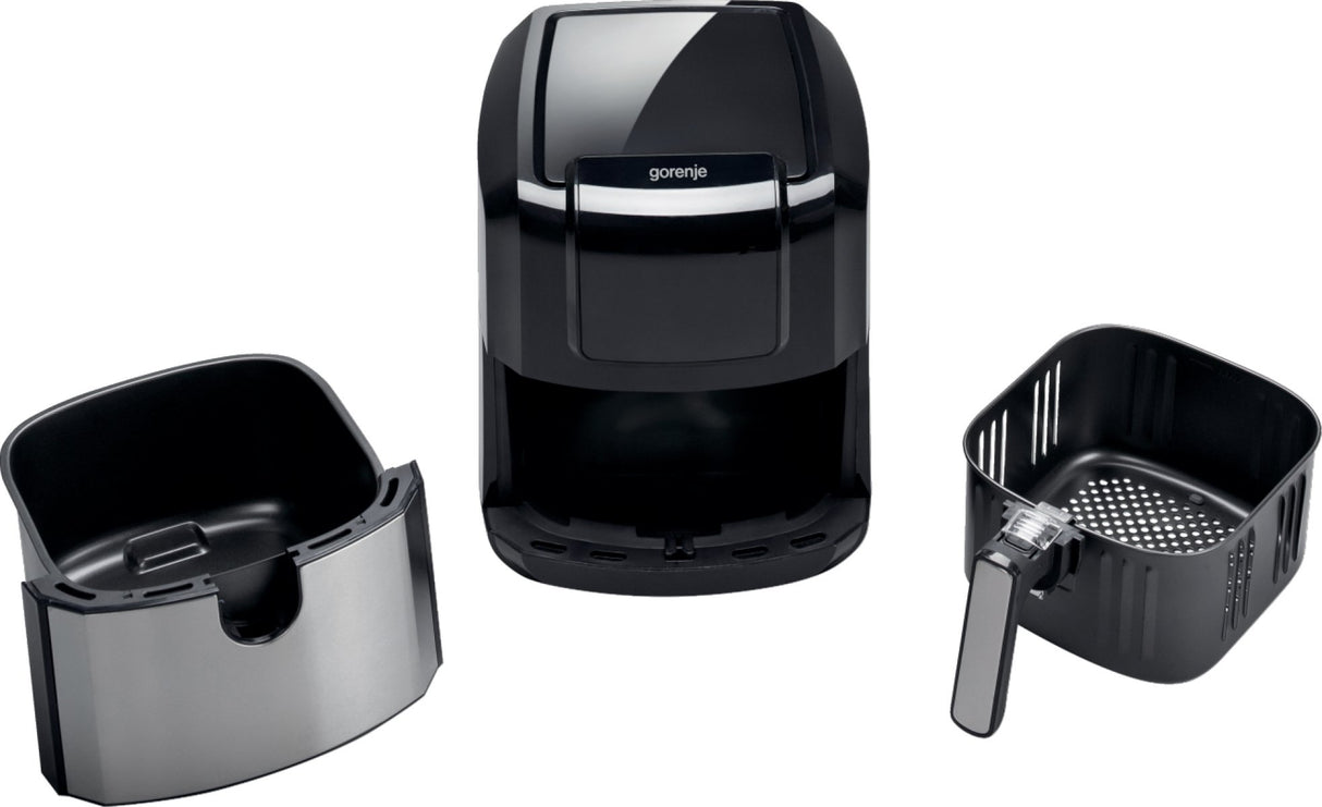 EAN 3838782543340 - Gorenje AF1700DB Sencillo 5 L Integrado 1700 W Freidora de aire caliente Negro, Metálico imagen 13