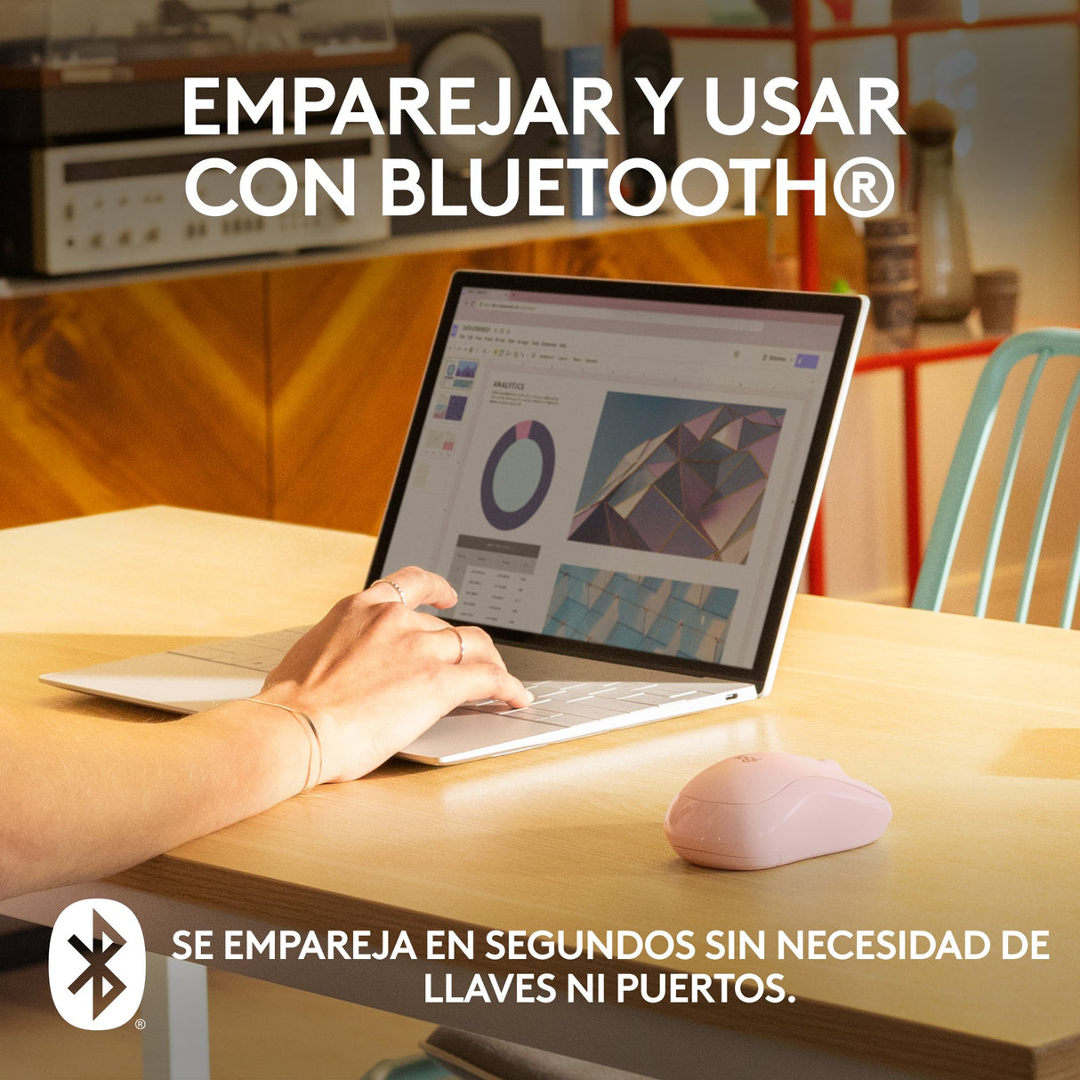 EAN 5099206112001 - Logitech 910-007121 ratón Viajes Ambidextro RF Wireless + Bluetooth 4000 DPI imagen 4