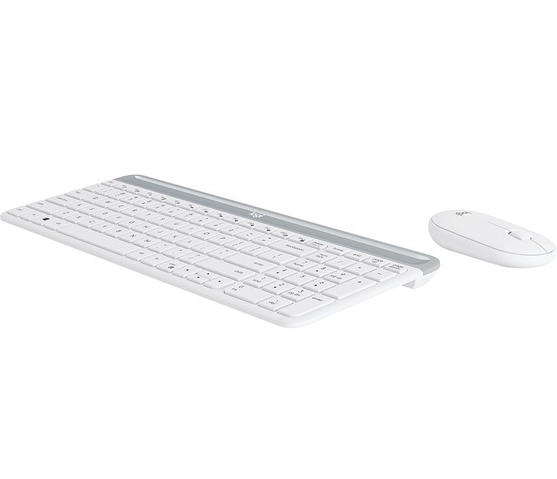 Teclado Alemán Logitech Mk470 Ratón Incluido Usb Qwertz Blanco