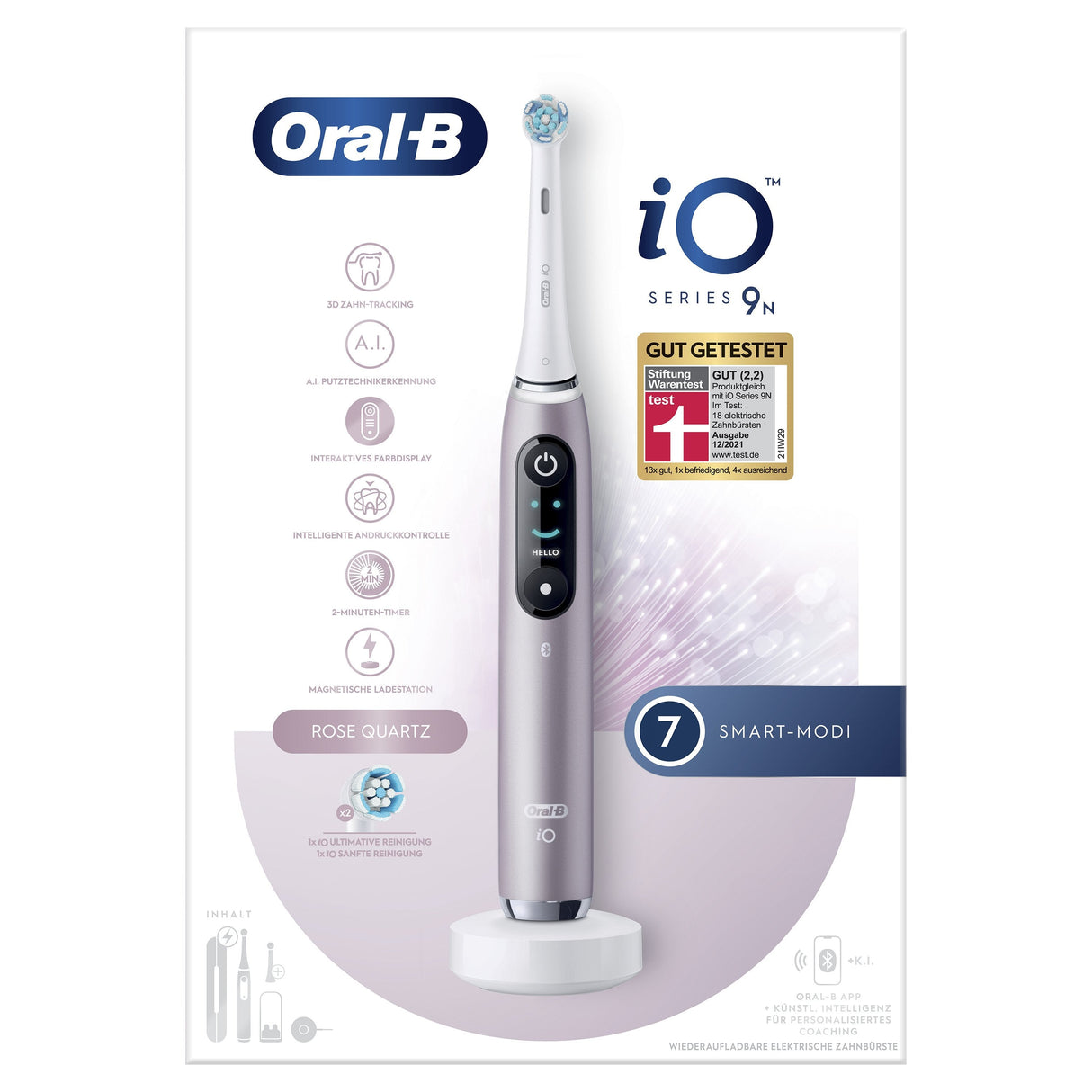 Cepillo Dental Electrico Braun Oral-B Io Serie 9n Color Rosa