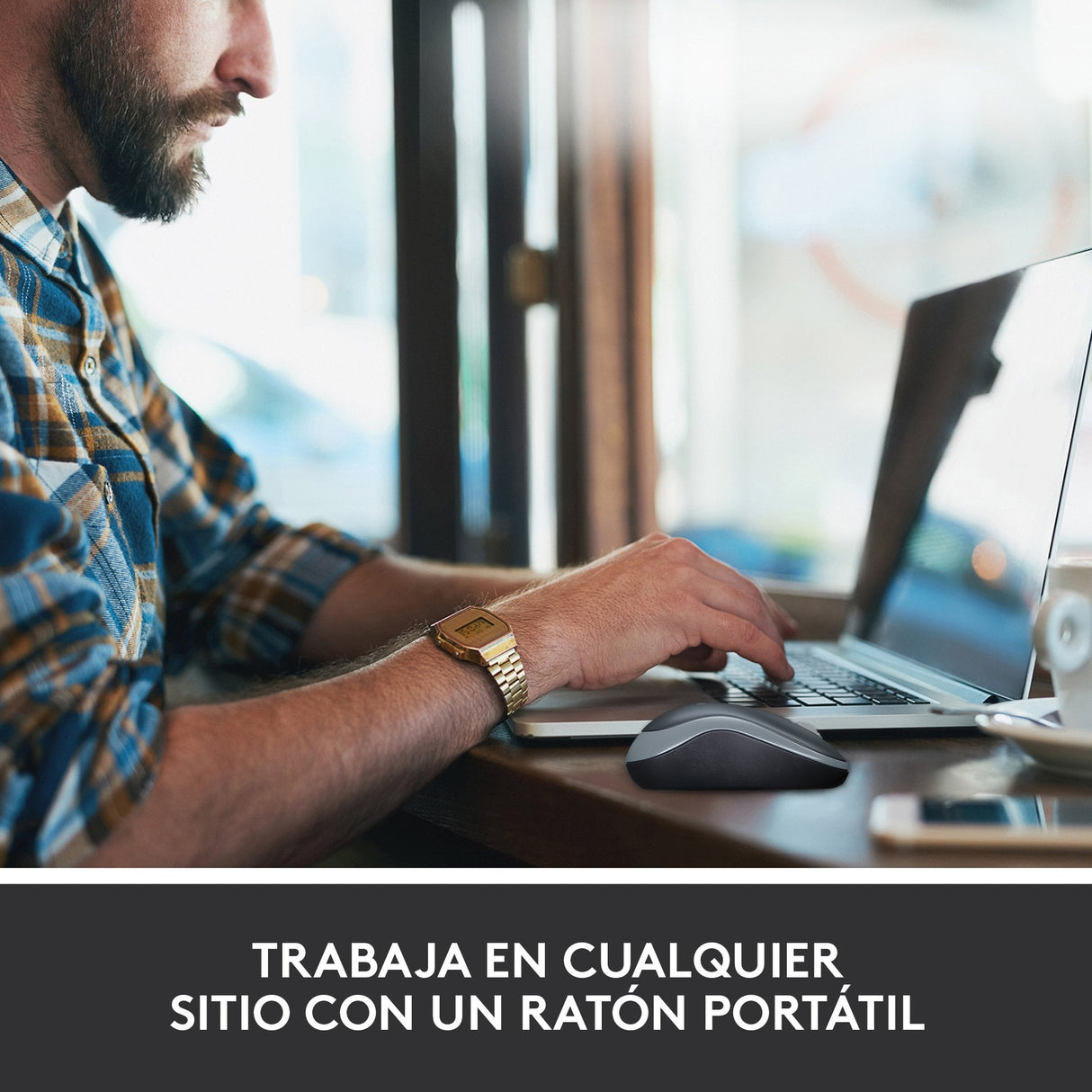 EAN 5099206027282 - Logitech 910-002238 ratón Oficina Ambidextro RF inalámbrico Óptico 1000 DPI imagen 8