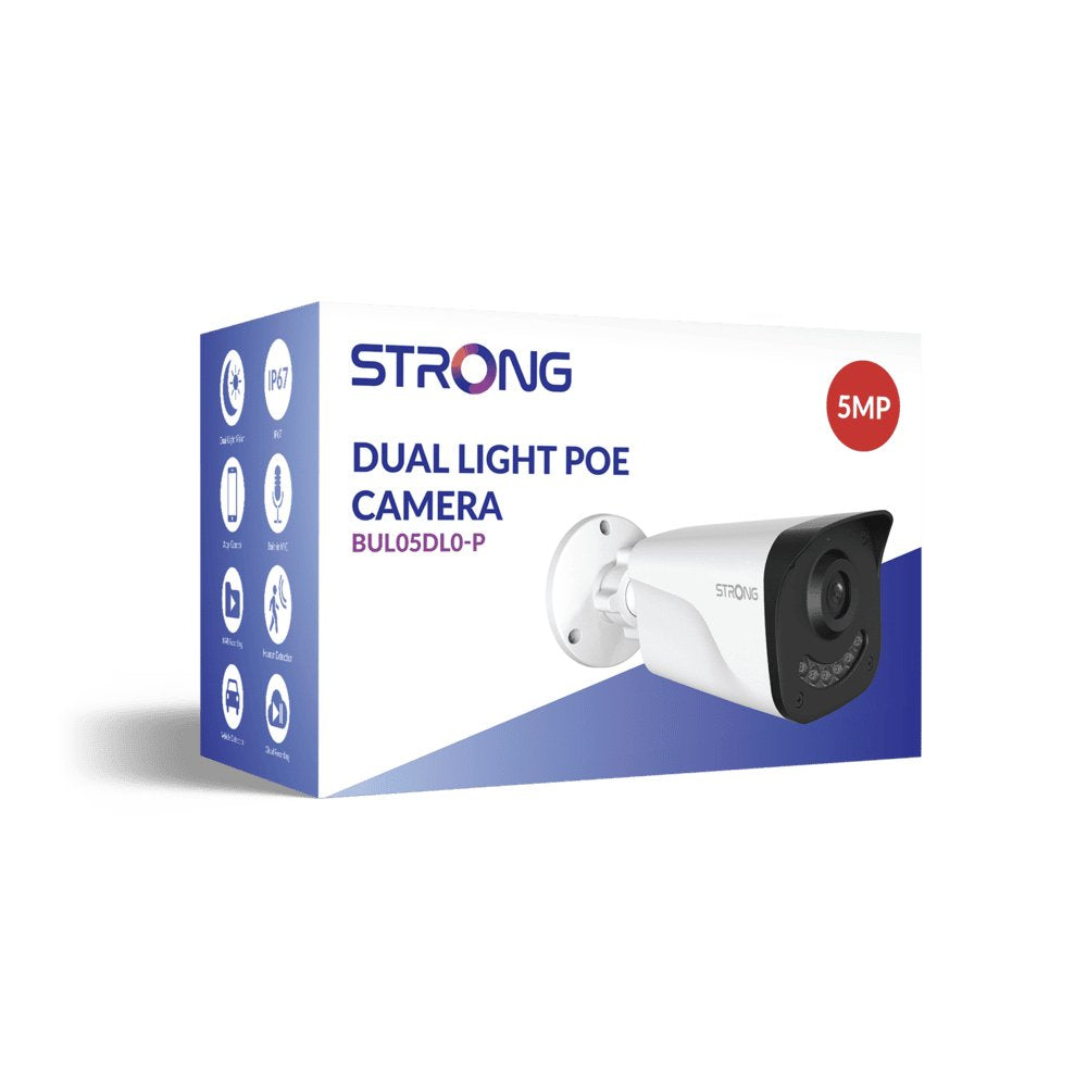 EAN 9120072378966 - Strong BUL05DL0-P cámara de vigilancia Bala (forma) Cámara de seguridad IP Interior Techo/pared imagen 7