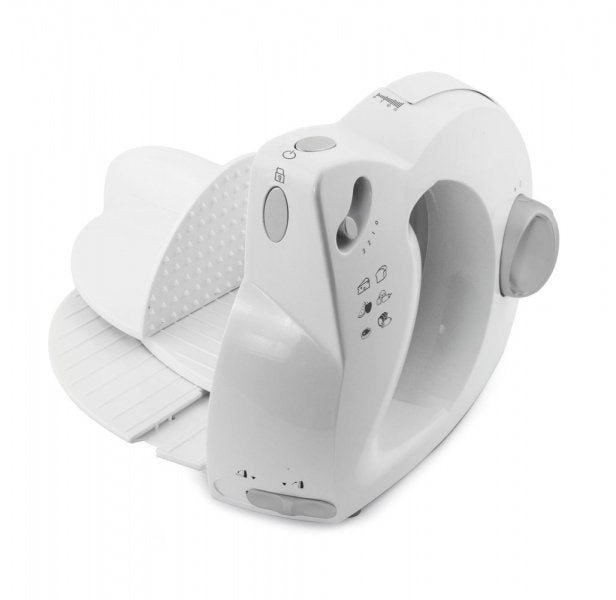 EAN 5901299930410 - Esperanza EKM017W rebanadora Eléctrico 150 W Acero inoxidable, Blanco Plástico, Acero inoxidable imagen 2