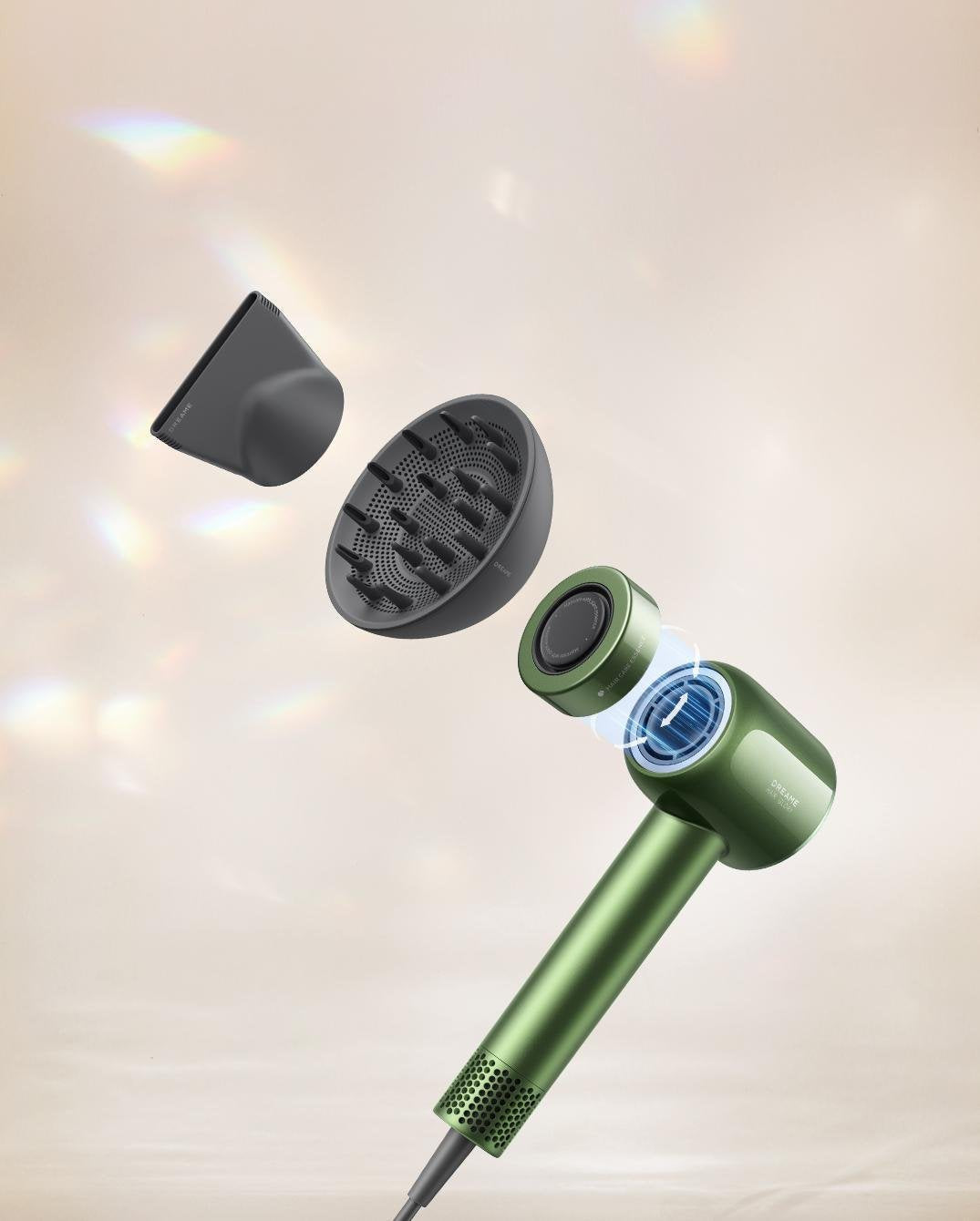 Hair Dryer Master/Green Ahd10 Dreame