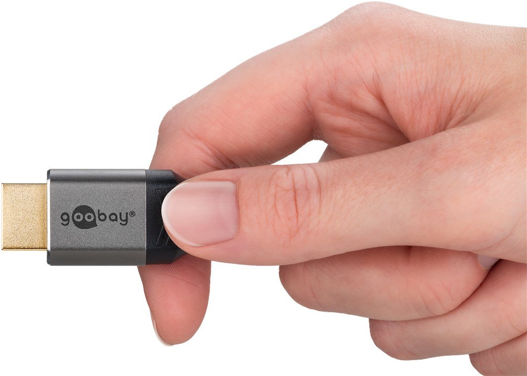 Cable Hdmi A-A  1,00 Metros Cable Premium Flexible Con Conectores Delgados De Metal, Protección Contra Dobleces Y Cable Textil D