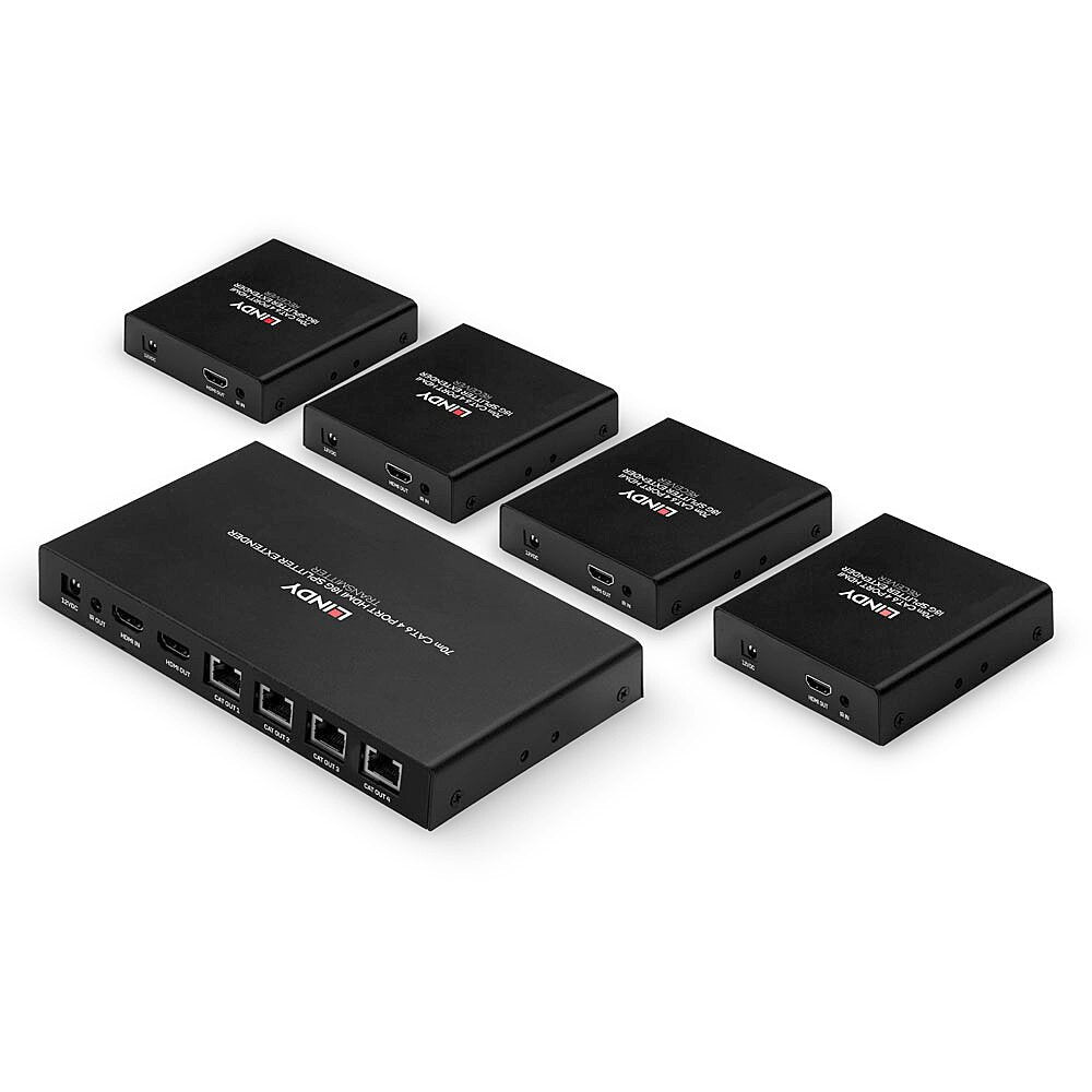 EAN 4002888382625 - Lindy 38262 extensor audio/video Transmisor y receptor de señales AV Negro imagen 2