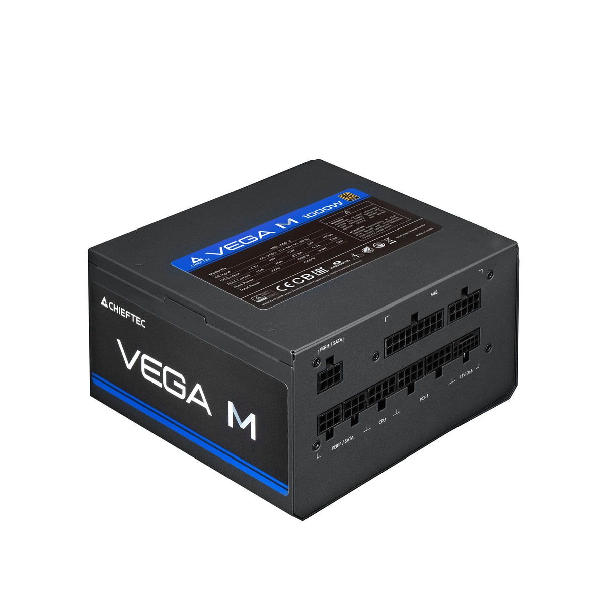 EAN 0753263079091 - Chieftec Vega PPG-1000-C unidad de fuente de alimentación 1000 W 24-pin ATX ATX Blanco imagen 9