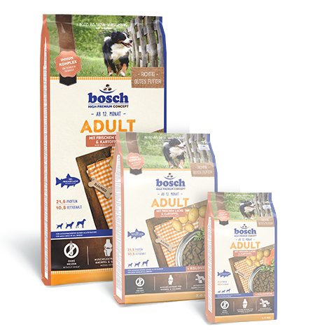 EAN 4015598013260 - Bosch 52220015 comida seca para perros 15 kg Adulto Patata, Salmón imagen 1