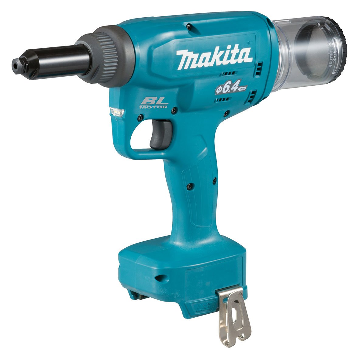 Makita Dispositivo De Remachadora Ciega Con Batería Drv250z, 18 Voltios, Pistola De Remachadora Azul / Negra, Sin Batería Y Cargador