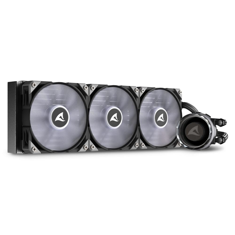 EAN 4044951038015 - Sharkoon S90 RGB Carcasa del ordenador, Procesador Sistema de refrigeración líquida todo en uno 12 cm Neg imagen 2