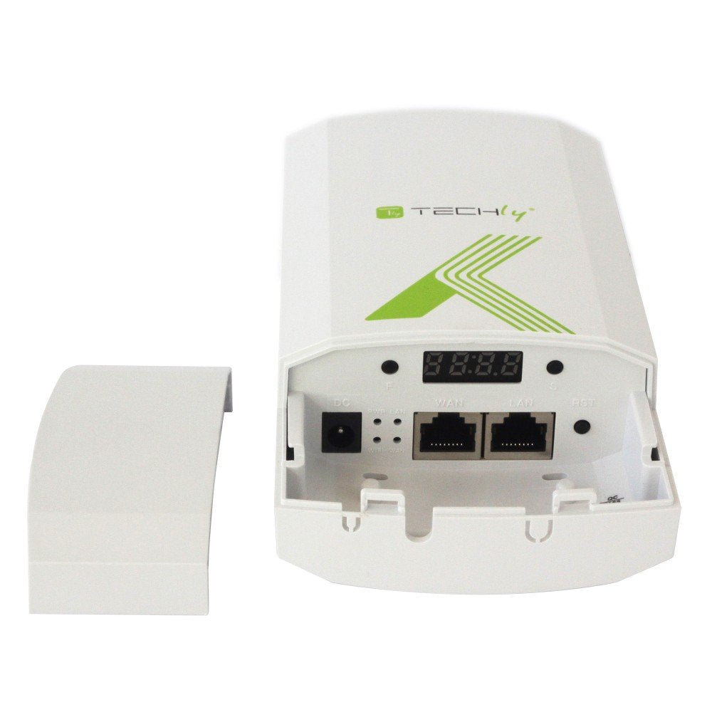Techly I-Wl-Cpe880 Dispositivo Externo Cpe/Punto De Acceso/Repetidor 5.8ghz 15dbi 300mb/S