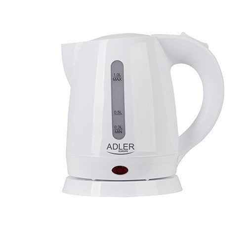 Hervidor De Agua Adler Ad 1272 Tetera Eléctrica 1 L Avellana, Blanco 1600 W