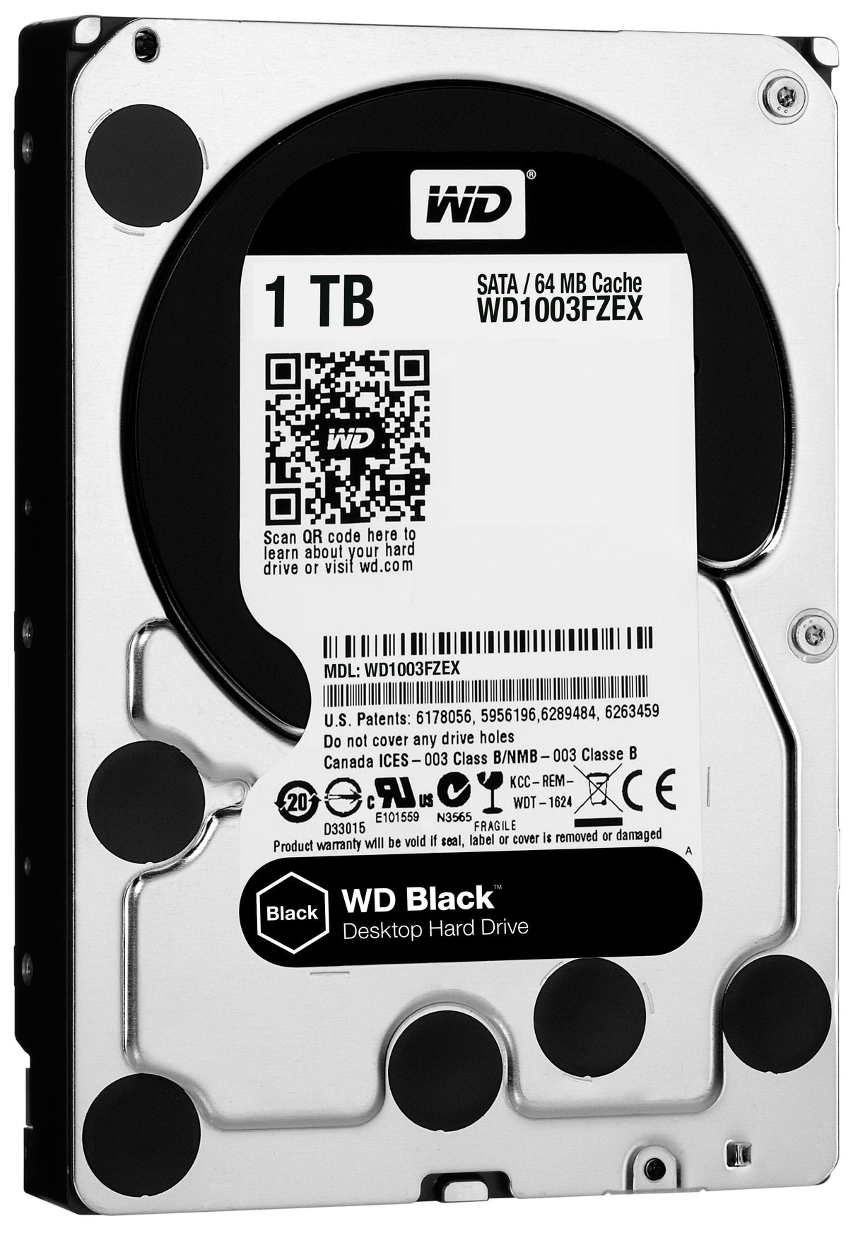 Disco Duro Western Digital Caviar Black 1tb 3.5' Sata Iii 64mb