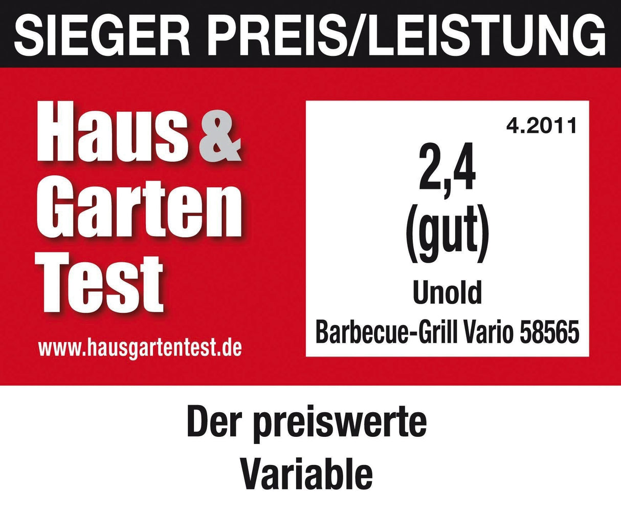 Parrilla Independiente Unold 58565, Parrilla Eléctrica Negra, 1.600 Vatios 58565