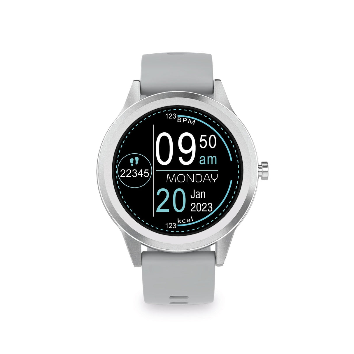 EAN 8427542128474 - Ksix Globe 3,25 cm (1.28") TFT 44.5 mm Digital 240 x 240 Pixeles Pantalla táctil Plata imagen 3