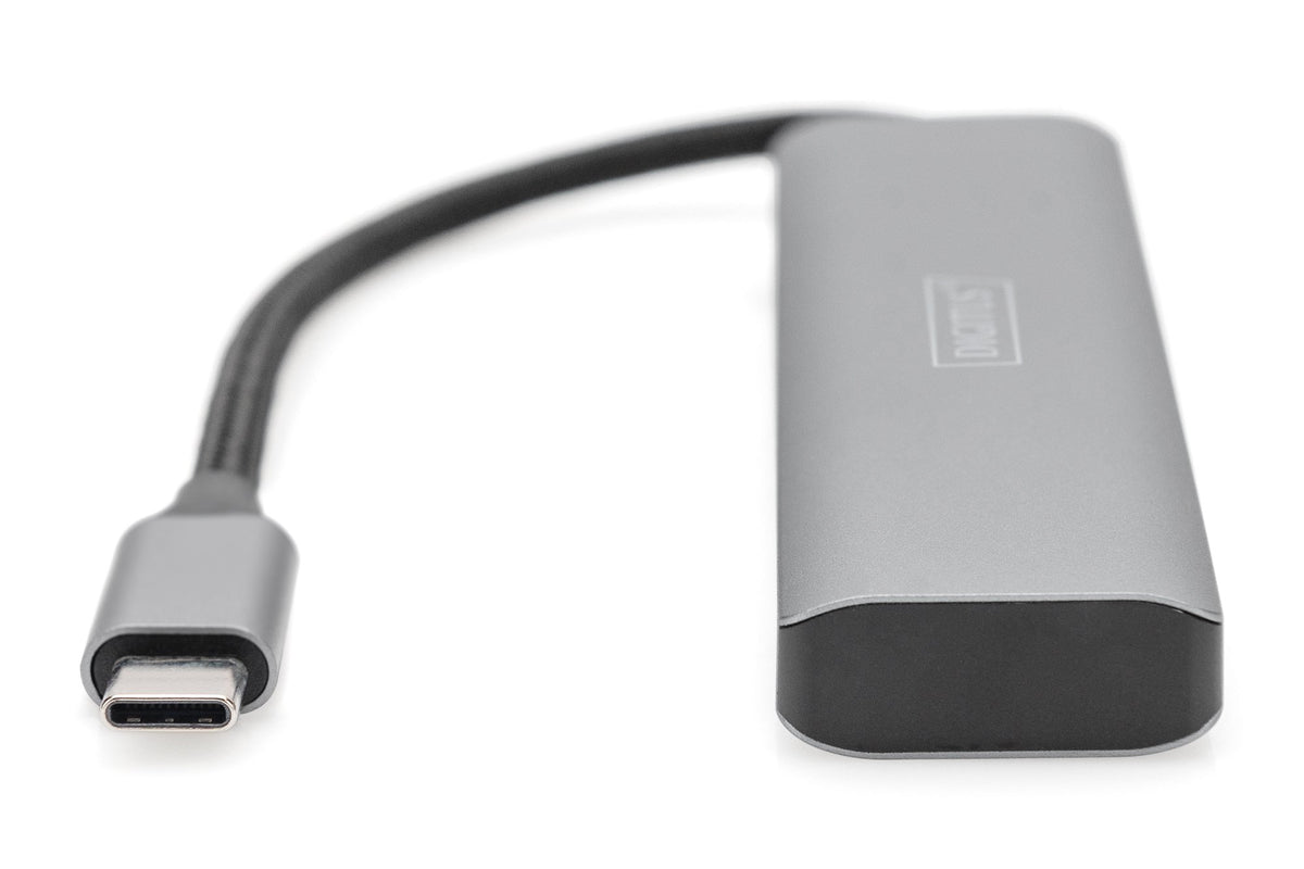 EAN 4016032485773 - Digitus DA-70246 hub de interfaz USB 3.2 Gen 1 (3.1 Gen 1) Type-C 5000 Mbit/s Gris imagen 5