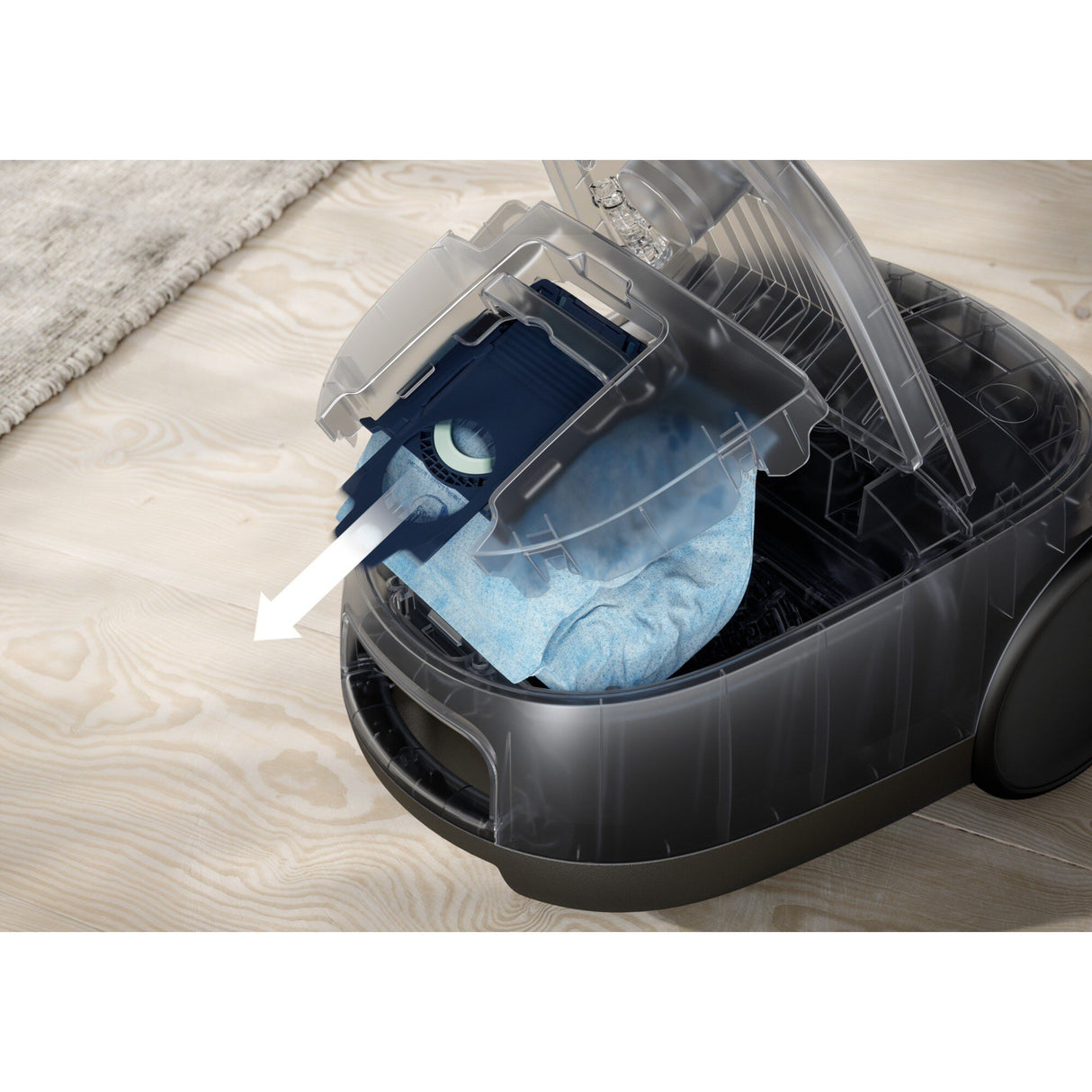 EAN 7332543823048 - Electrolux EB61A5UG 3,5 L Aspiradora cilíndrica Secar 850 W Bolsa para el polvo imagen 34