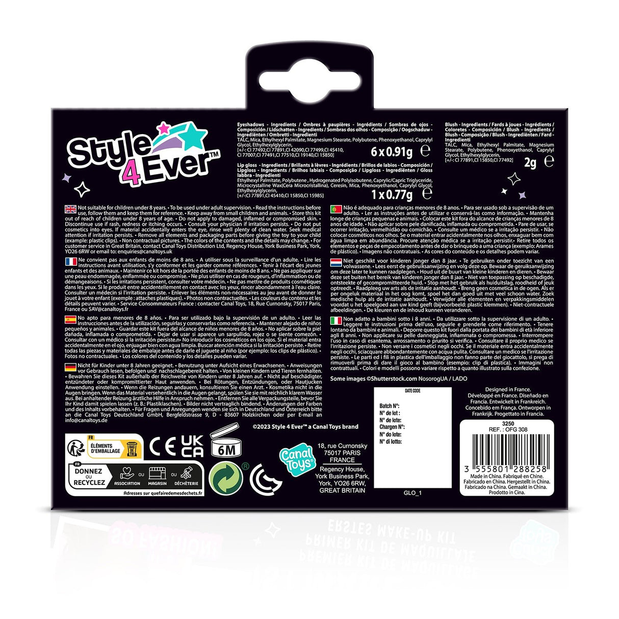 EAN 3555801288258 - Canal Toys Style 4 Ever First Make-Up Kit imagen 5