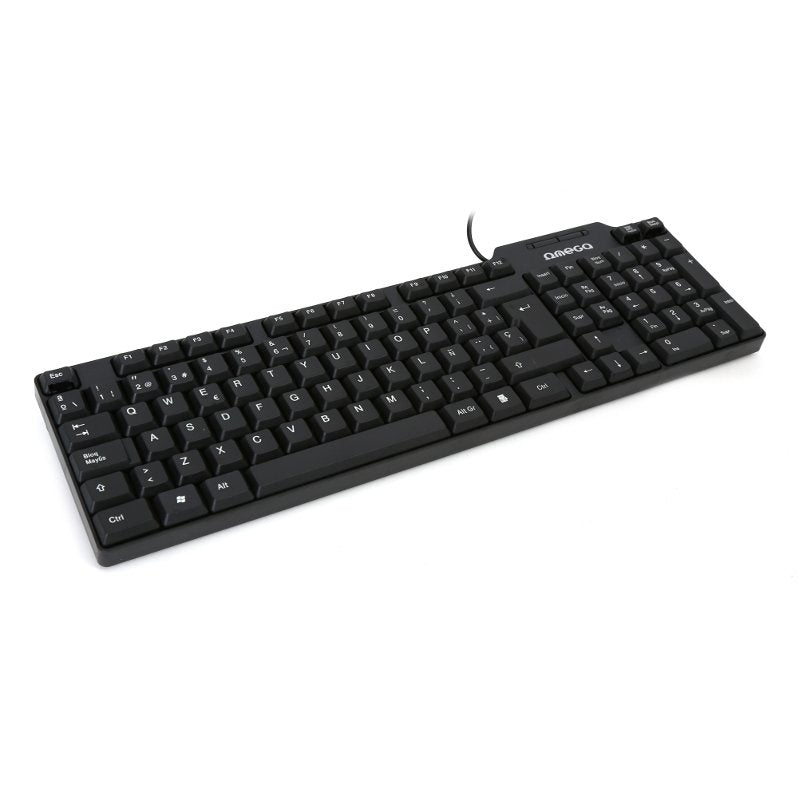 Teclado Español Omega Ok05tes Usb Qwerty Negro