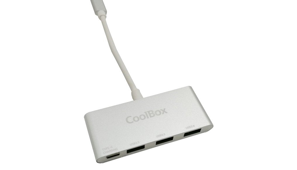 EAN 8436556145483 - CoolBox COO-HUC3U3PD hub de interfaz USB 3.2 Gen 1 (3.1 Gen 1) Type-C 5000 Mbit/s Aluminio imagen 1