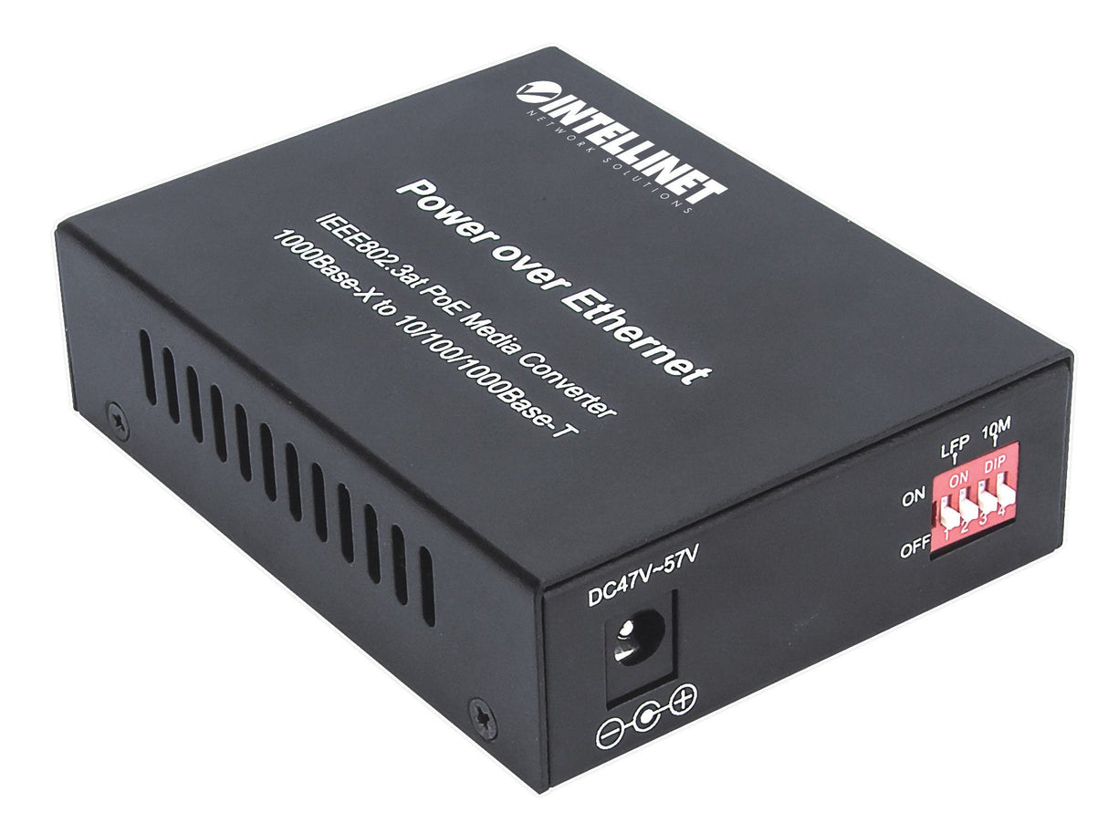 EAN 0766623508216 - Intellinet 508216 convertidor de medio 1000 Mbit/s Negro imagen 8