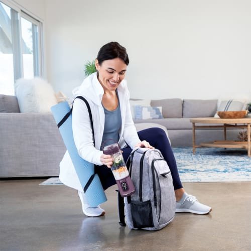 EAN 0622356279741 - Ninja BC151EUPR licuadora Batidora de vaso portátil Púrpura, Transparente imagen 15