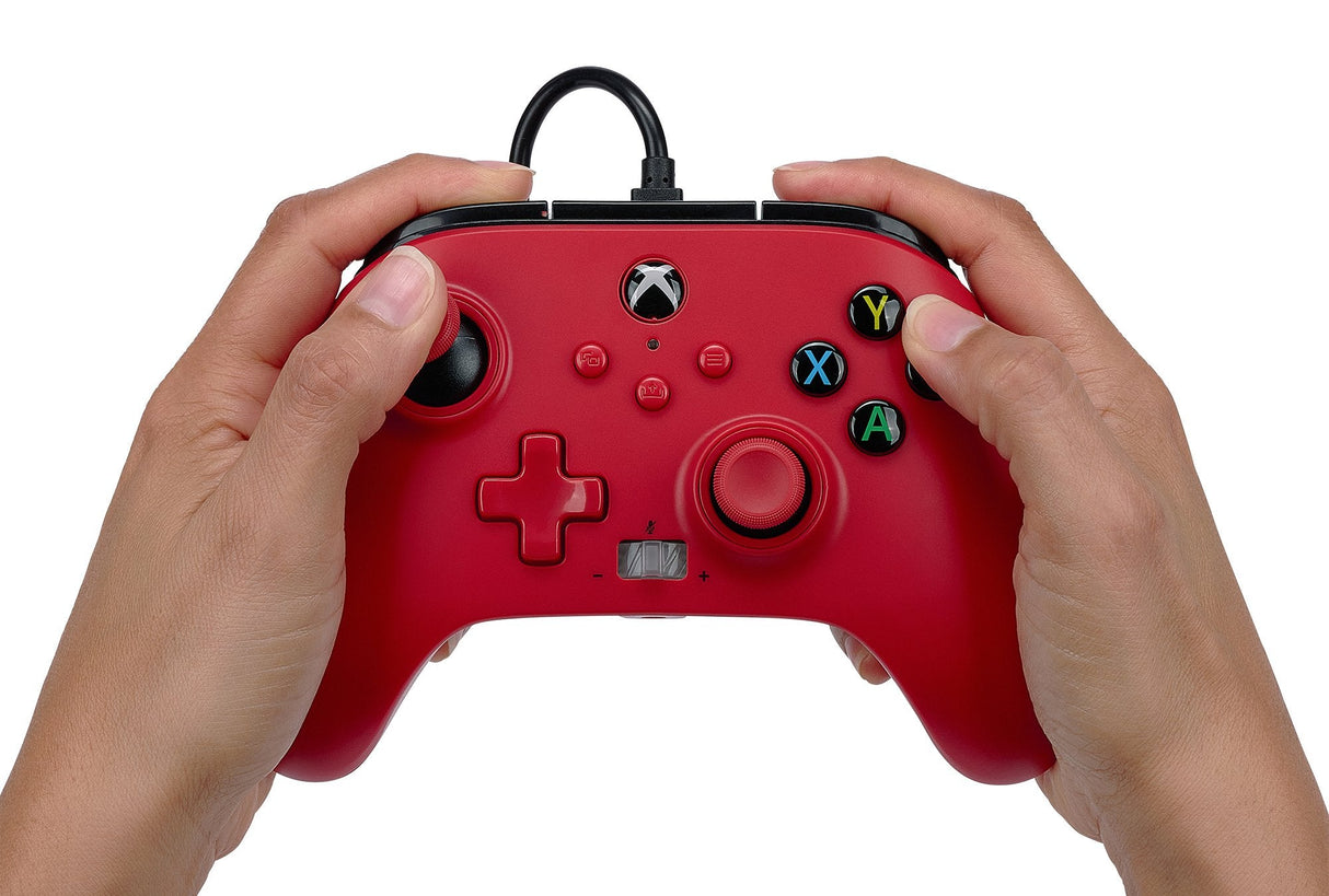 Powera Xbox Series Pad Przewodowy Enhanced Artisan Red