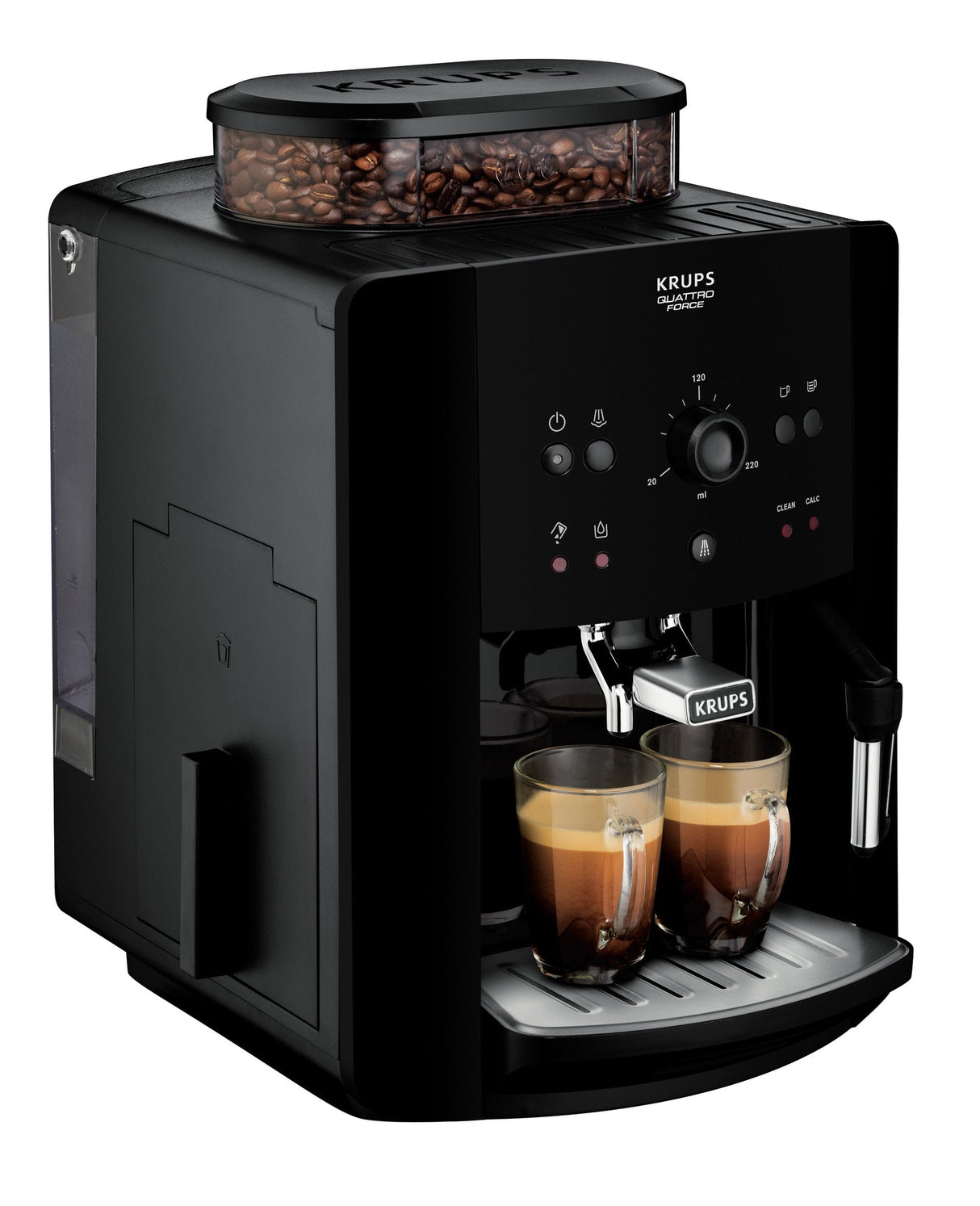 Cafetera Expreso Krups Arabica 1450w 15 Bares Negra