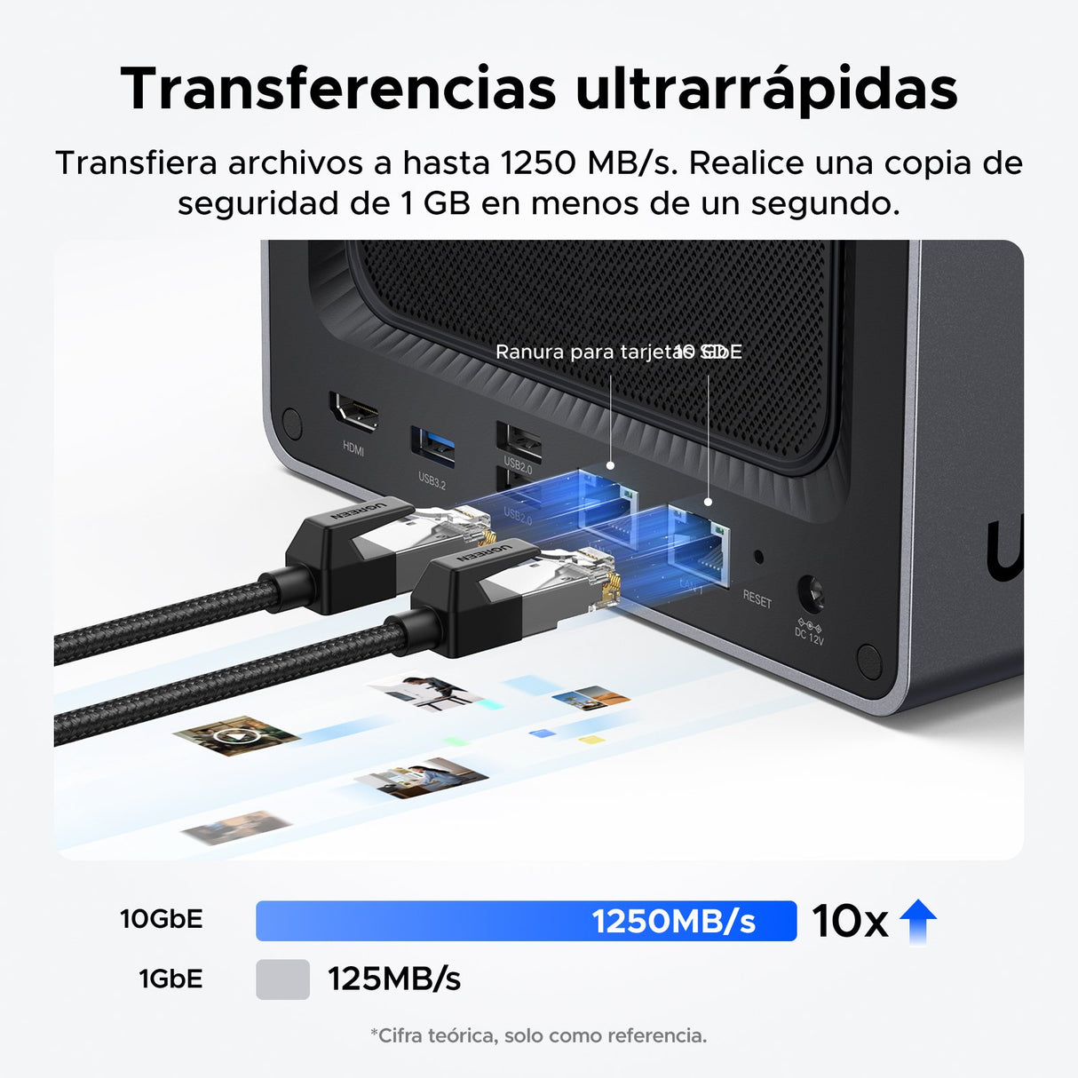EAN 6941876232611 - Ugreen NASync DXP4800 Plus NAS Escritorio Intel® Pentium® Gold 8505 8 GB DDR5 0 TB UGOS PRO imagen 5