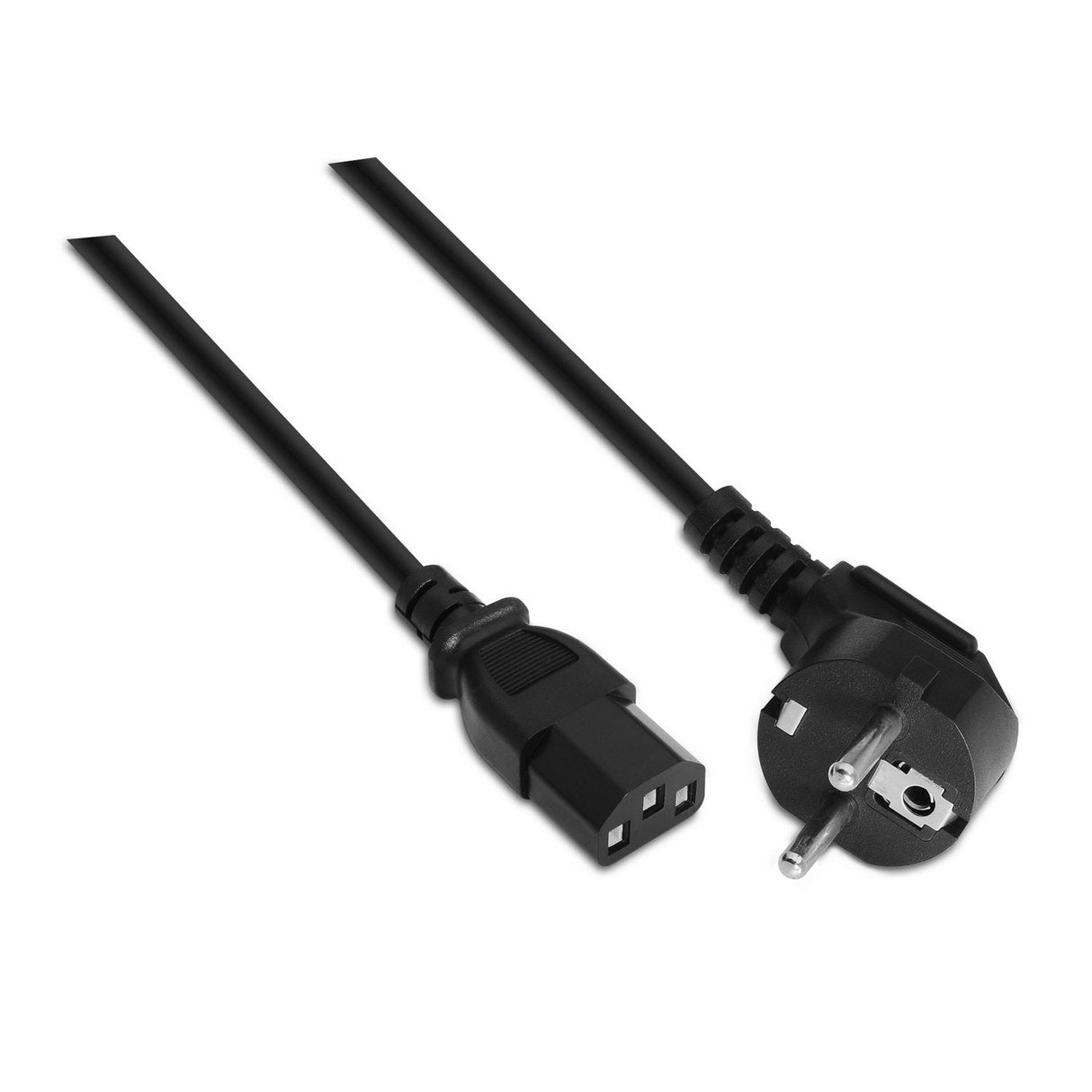 Aisens Cable Alimentacion Cpu - Cee7/M-C13/H - 5.0m - 100% Cobre Puro Awg18 - Negro
