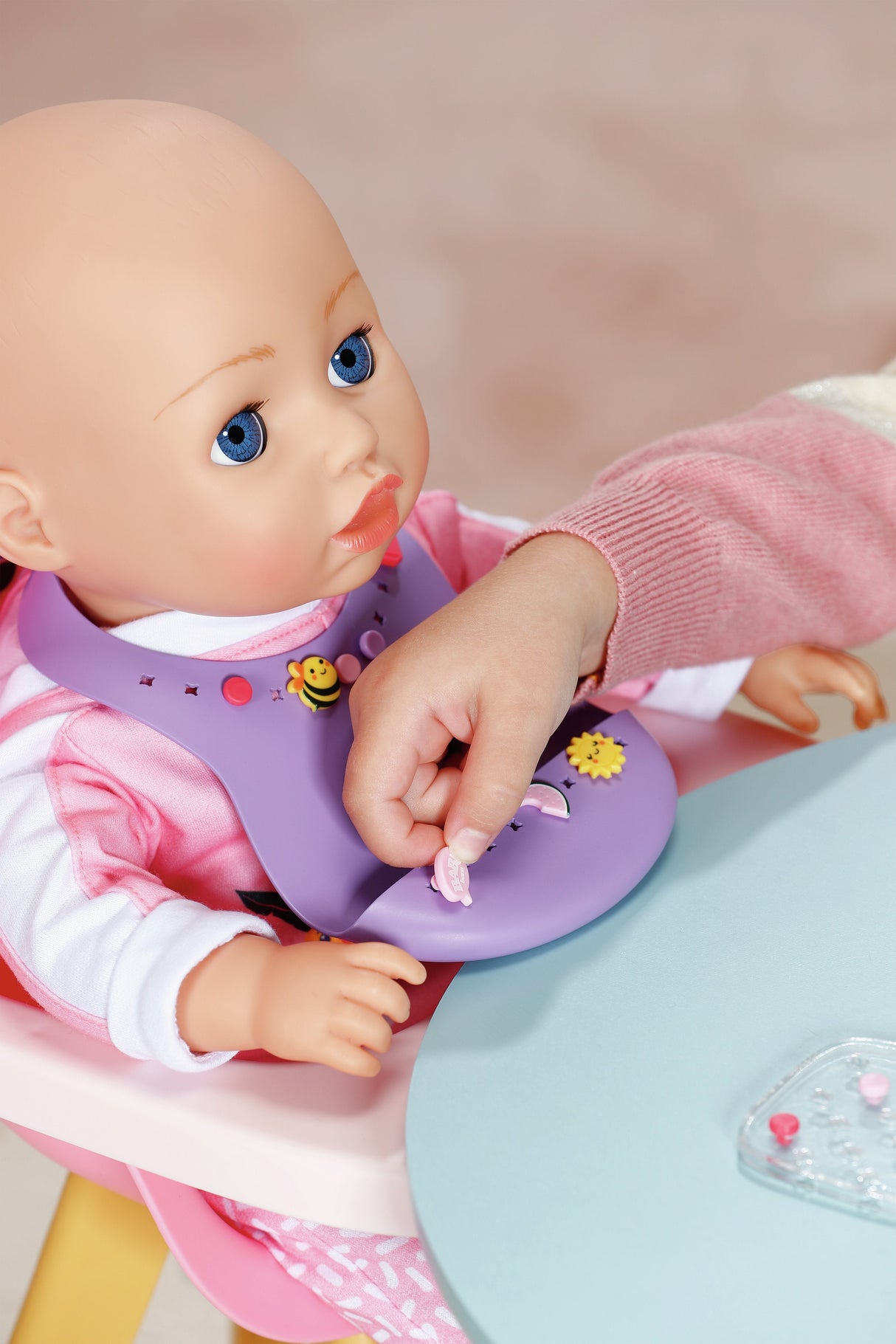 Zapf Creation Baby Born® Pinplay Bibs, Accesorios De Muñecas 43 Cm 837221