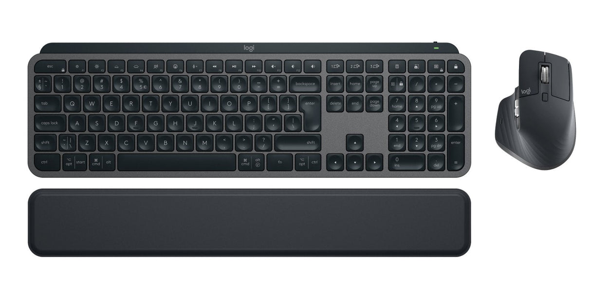 Teclado Ingles Logitech Mx Keys Combo For Business Gen 2 Ratón Rf Wireless + Bluetooth Qwerty Internacional De Ee.Uu. Grafito