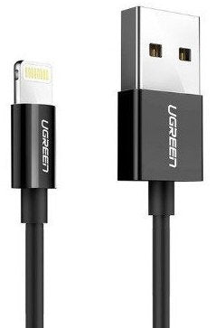 EAN 6957303888221 - Ugreen 80822 US155 cable de teléfono móvil Negro 1 m USB A Lightning imagen 1