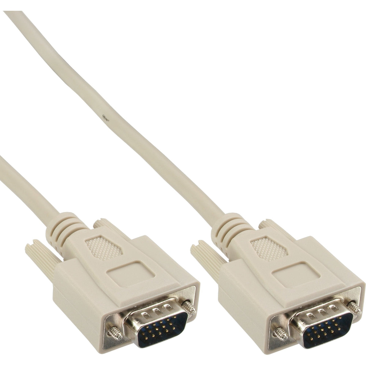 Cable Inline Vga 15 Pin Hd Macho A Macho Gris 2m
