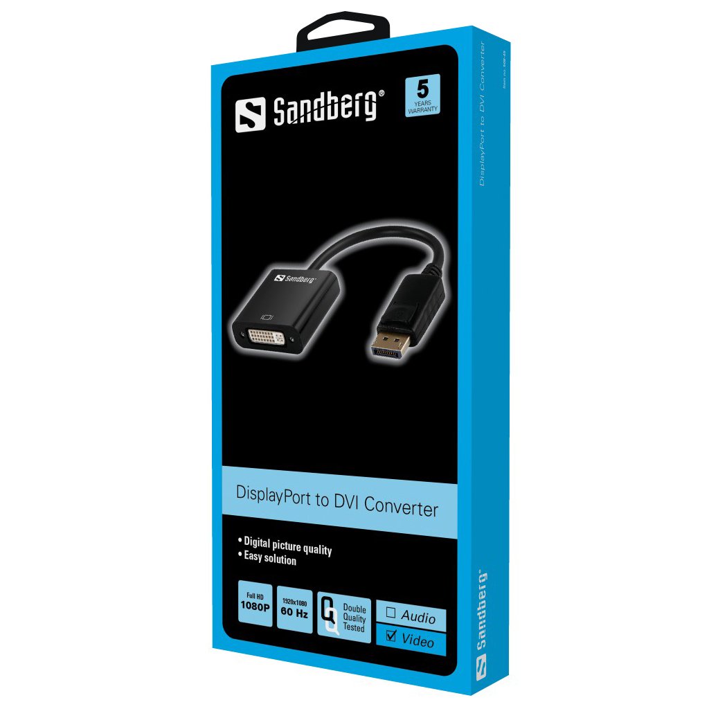 Adaptador Sandberg Displayport-Dvi
