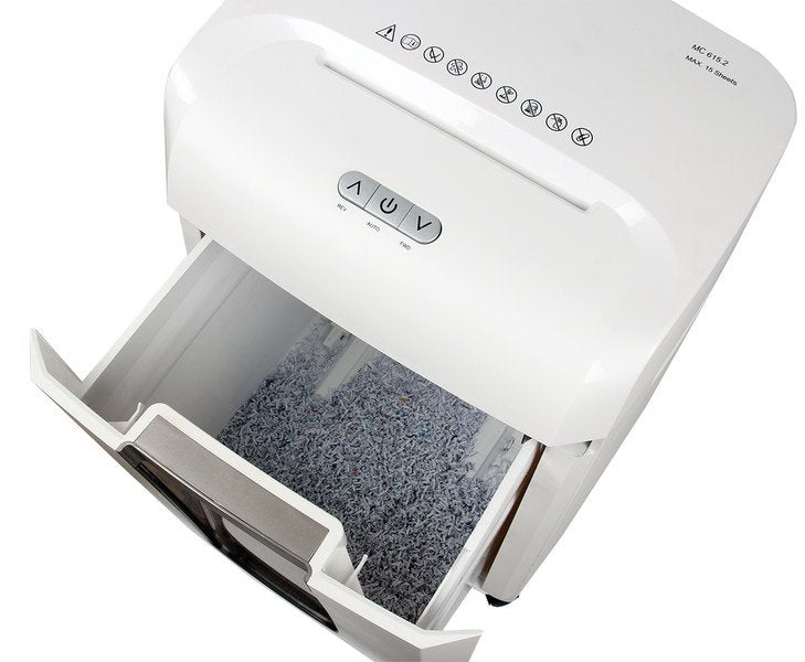 Olympia Mc 615.2 Aktenvernichter Blanco Sicherheitsmufe P5