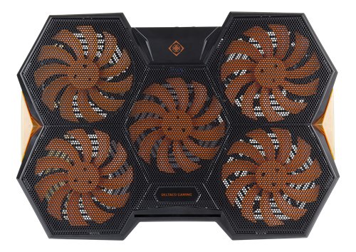 Deltaco Gam-072 Almohadilla Fría 1300 Rpm Negro, Naranja