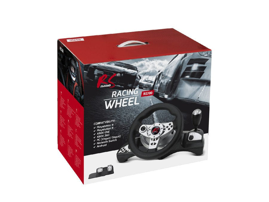 EAN 5902211120889 - NanoRS RS700 mando y volante Negro, Plata USB Analógico/Digital Android, Nintendo Switch, PC, PlayStation imagen 7